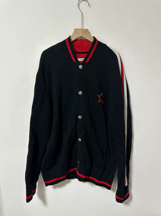 Givenchy Black Embroidered Logo Baseball Jacket
