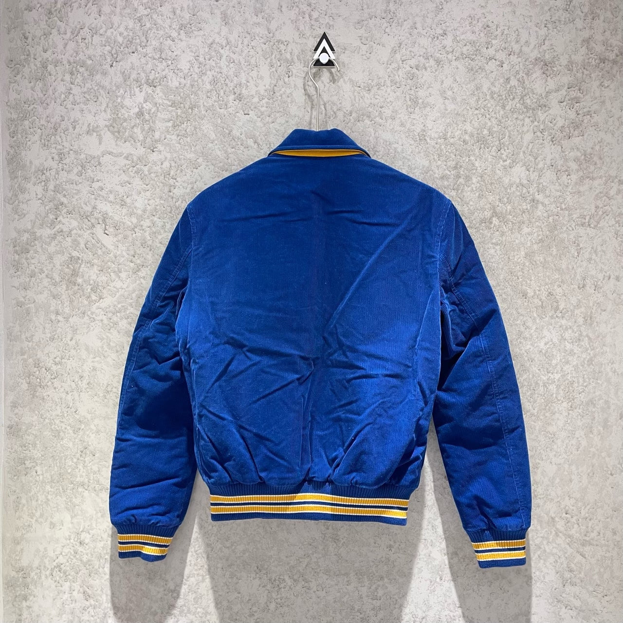 Saint Laurent Blue Corduroy Baseball Jacket