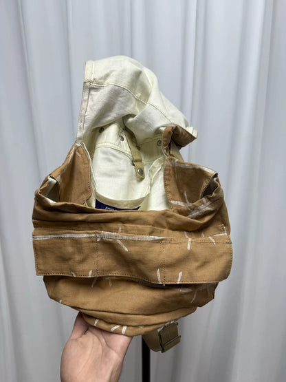 junya watanabe military multi-pocket backpack