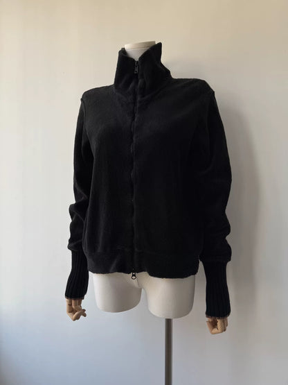 yohji yamamoto y's black velvet jacket