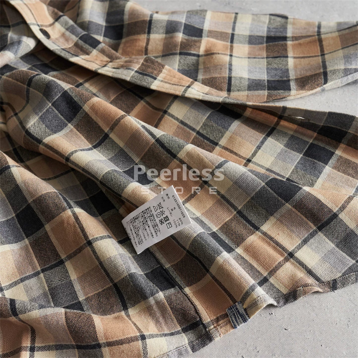 VISVIM Lumber Check Wool-Linen Shirt