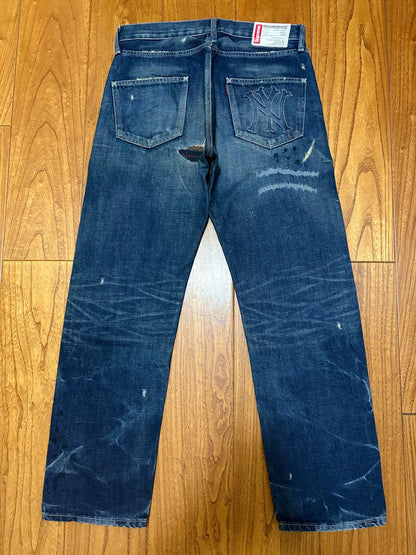 Neighborhood x Supreme Distressed Denim Pants