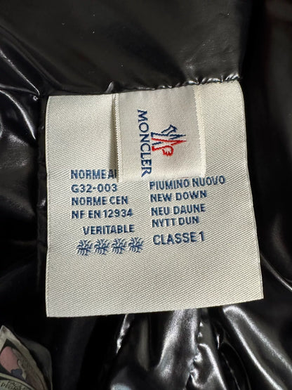 Moncler Mengs Black Hooded Down Jacket