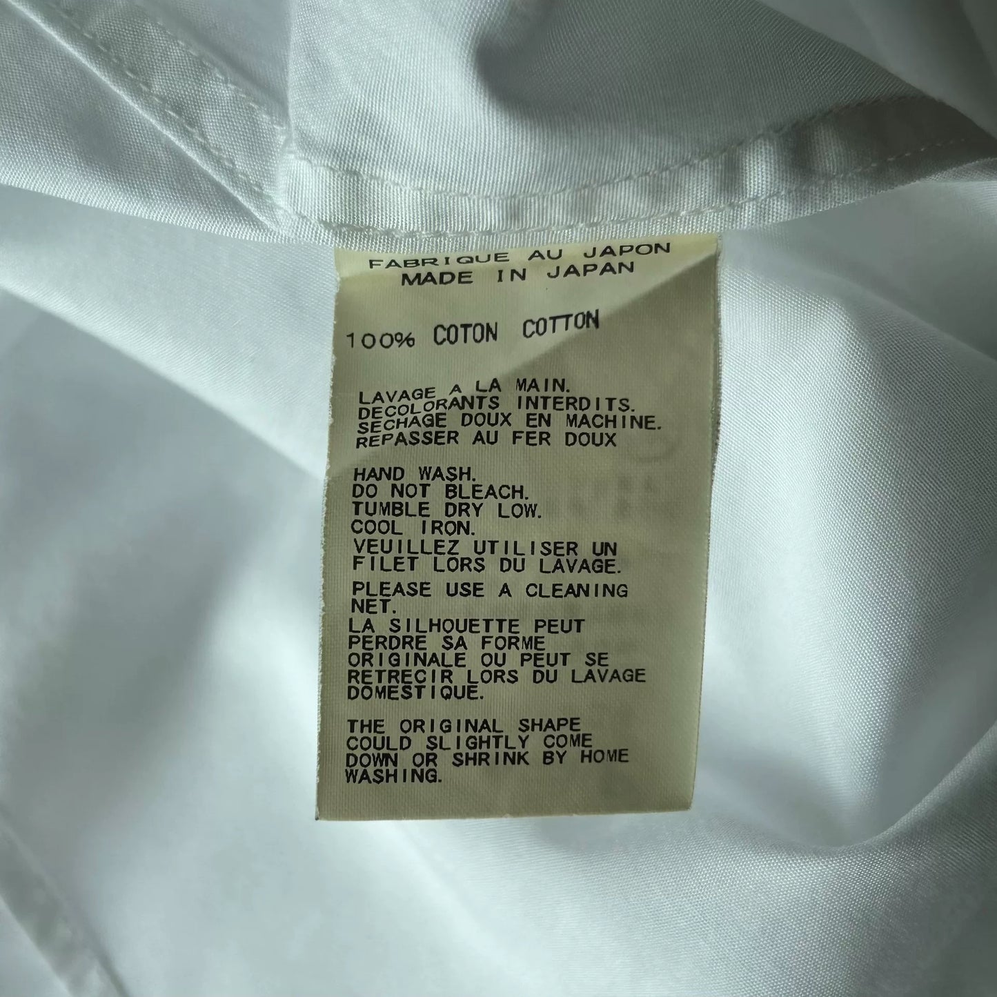 Yohji Yamamoto White Dress Shirt