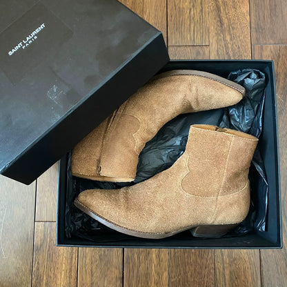 Saint Laurent SS15 Suede Boots GD Style
