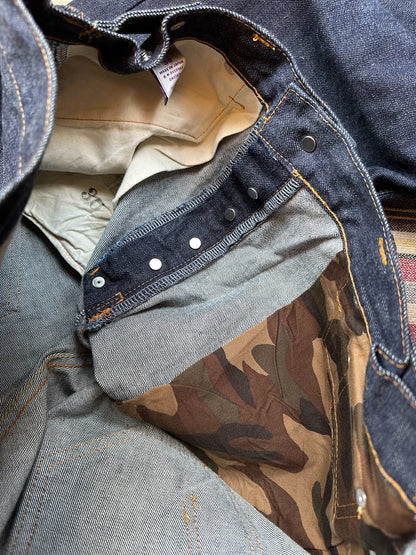 vintage prps denim pants in dark blue