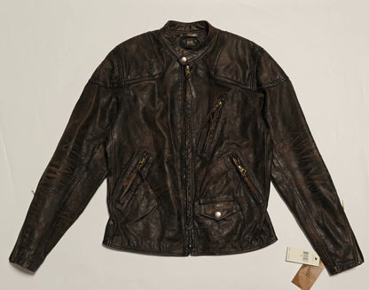 Ralph Lauren RRL Vintage Leather Motorcycle Jacket