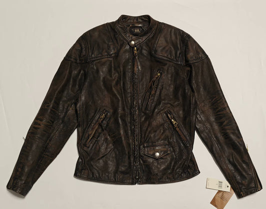 Ralph Lauren RRL Vintage Leather Motorcycle Jacket