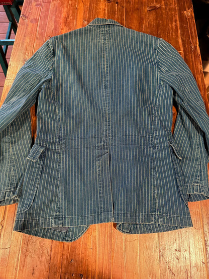 RRL Ralph Lauren Striped Work Jacket S