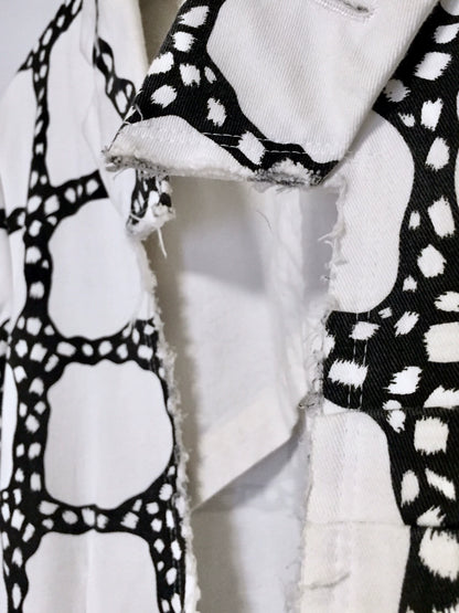 Comme des Garcons CDG Distressed Print Tuxedo