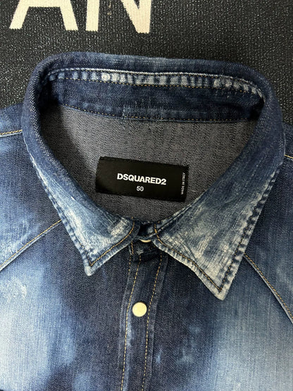 Dsquared2 Trapez Denim Shirt for Men