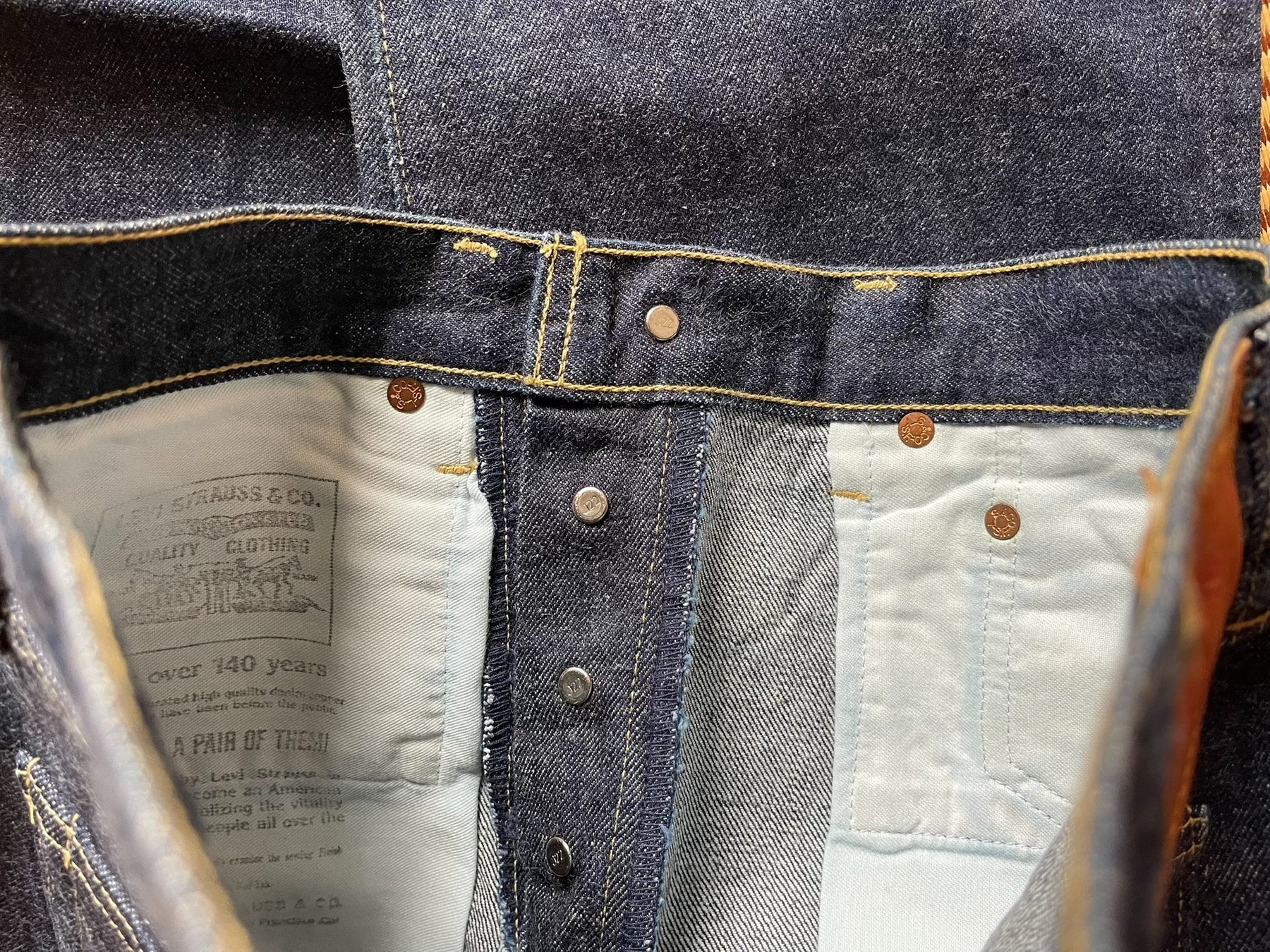 Levi's LVC 30s J22 702 W29 Japan