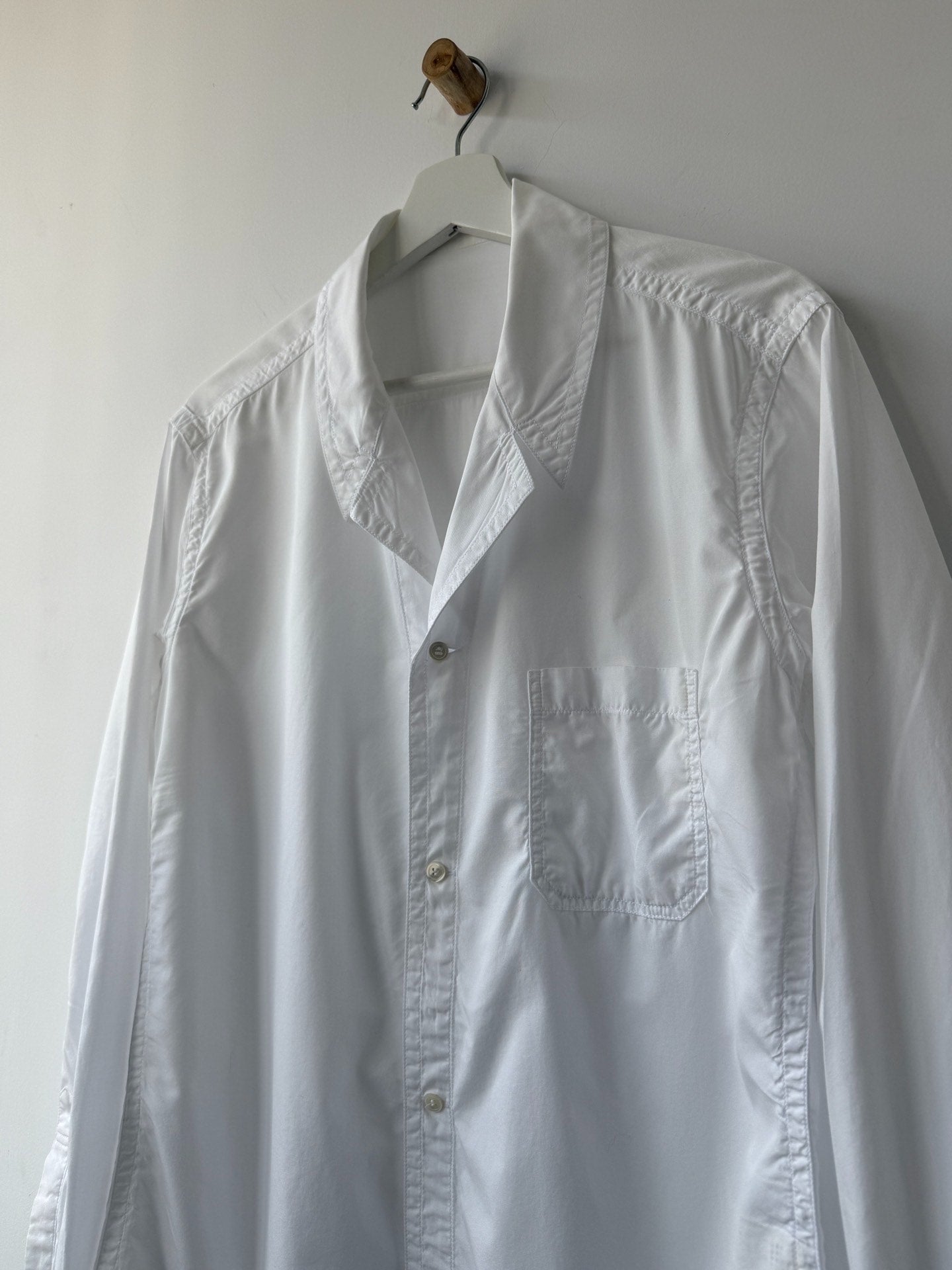Yohji Yamamoto 12SS Asymmetric Collar Shirt