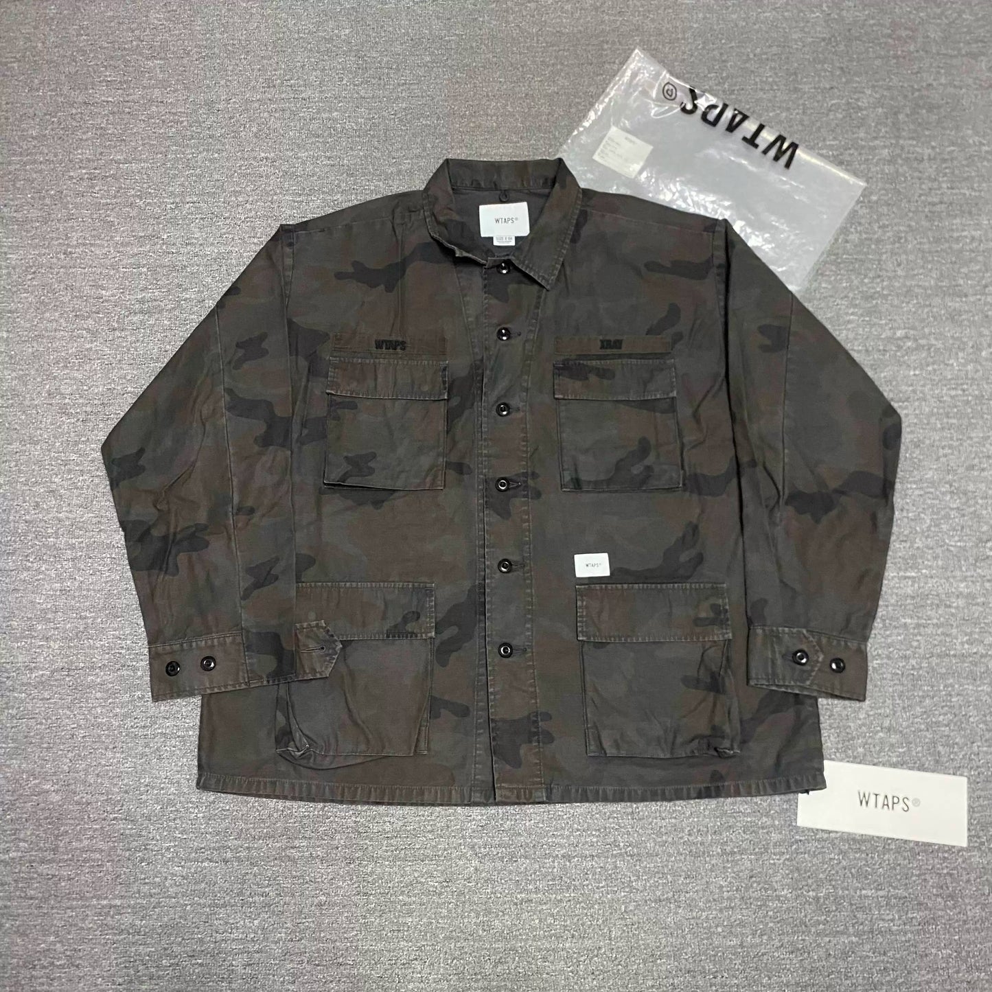 WTAPS 20SS JUNGLE Camo Washed Jacket