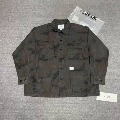 WTAPS 20SS JUNGLE Camo Washed Jacket