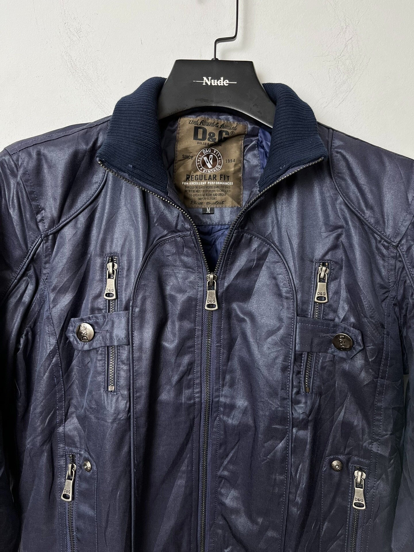 electric purple Dolce & Gabbana jacket