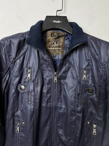 electric purple Dolce & Gabbana jacket