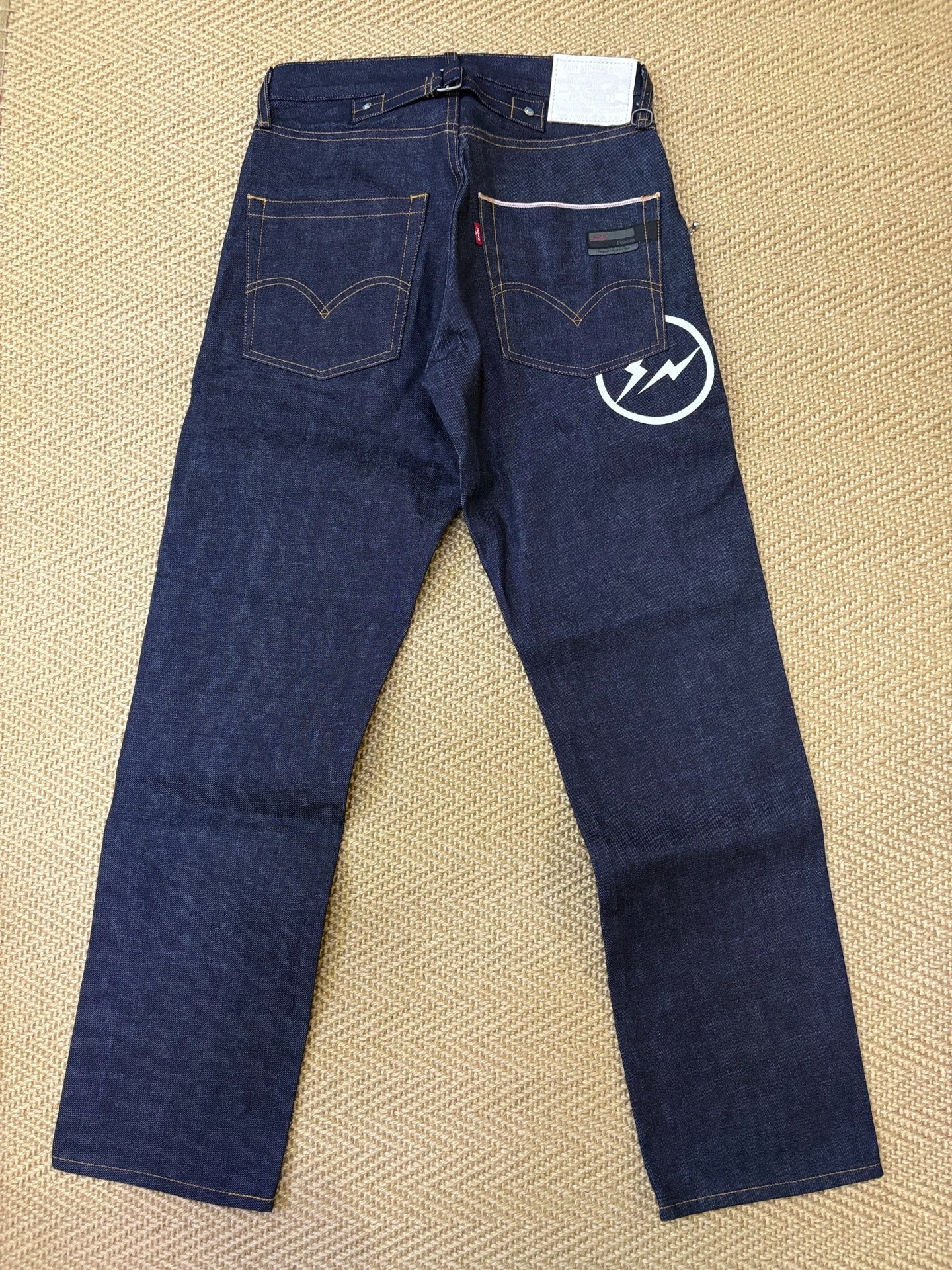 Levi's Fenom Turquoise Accent Heavyweight Raw Jeans