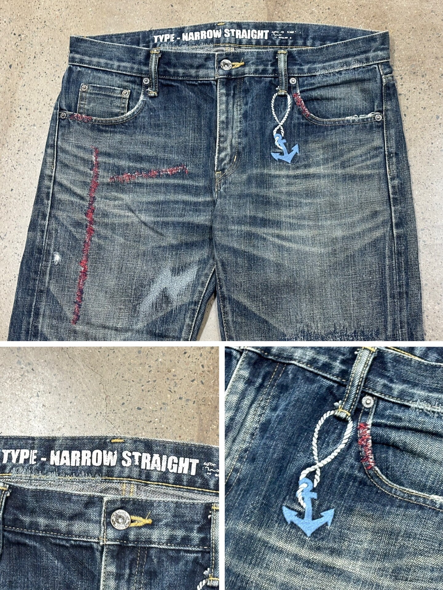 NEIGHBORHOOD 09ex Red Anchor Jeans