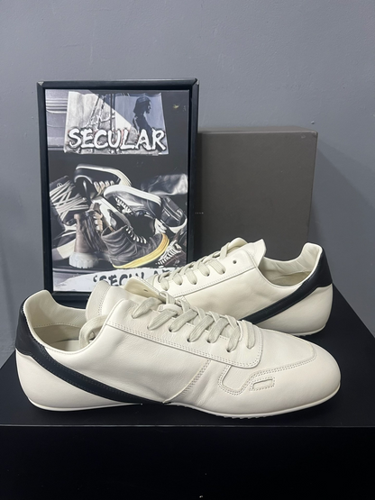 Rick Owens 25FW White Leather Low-Top