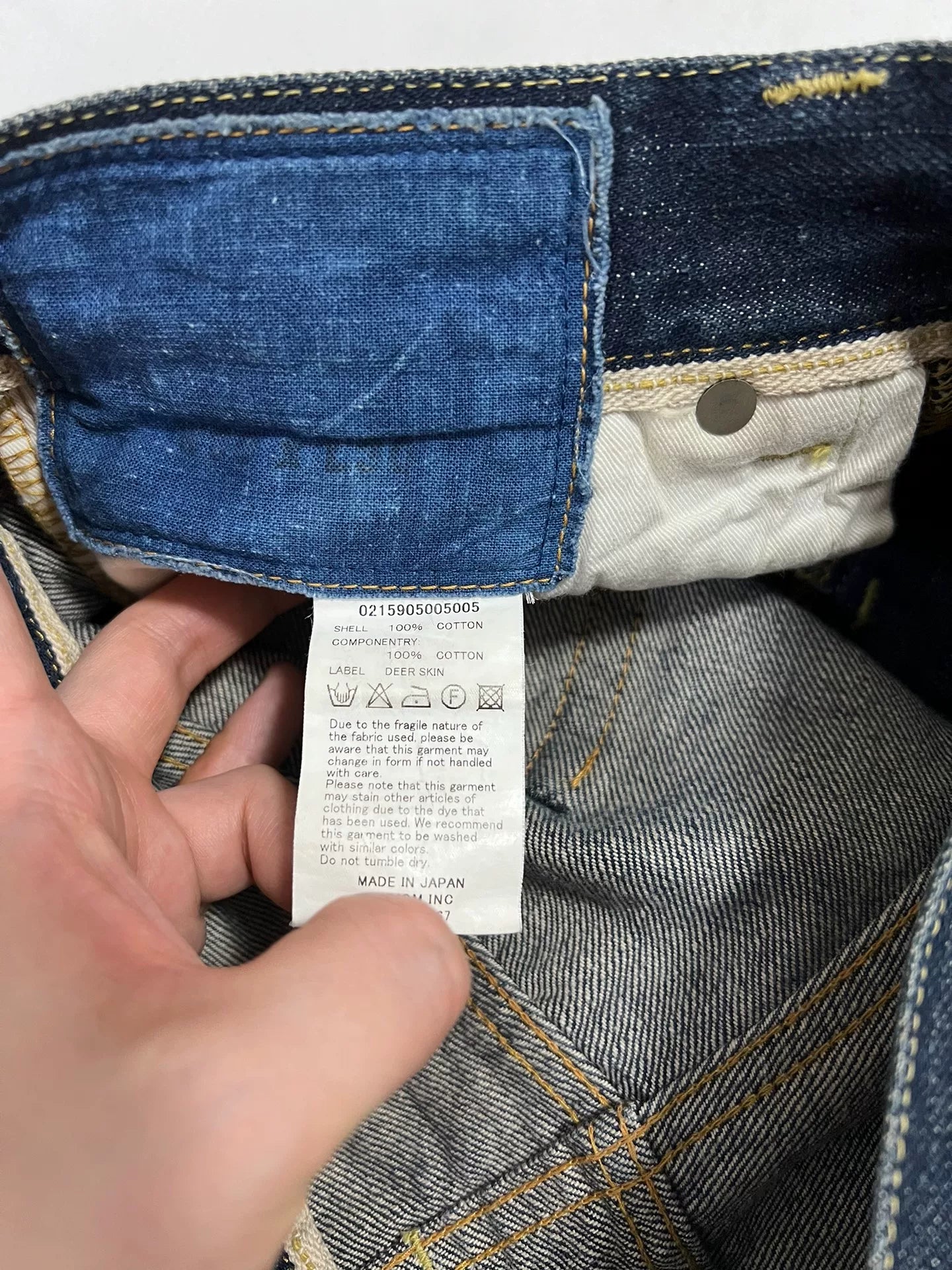VISVIM 15 ICT Social Sculpture Unwashed