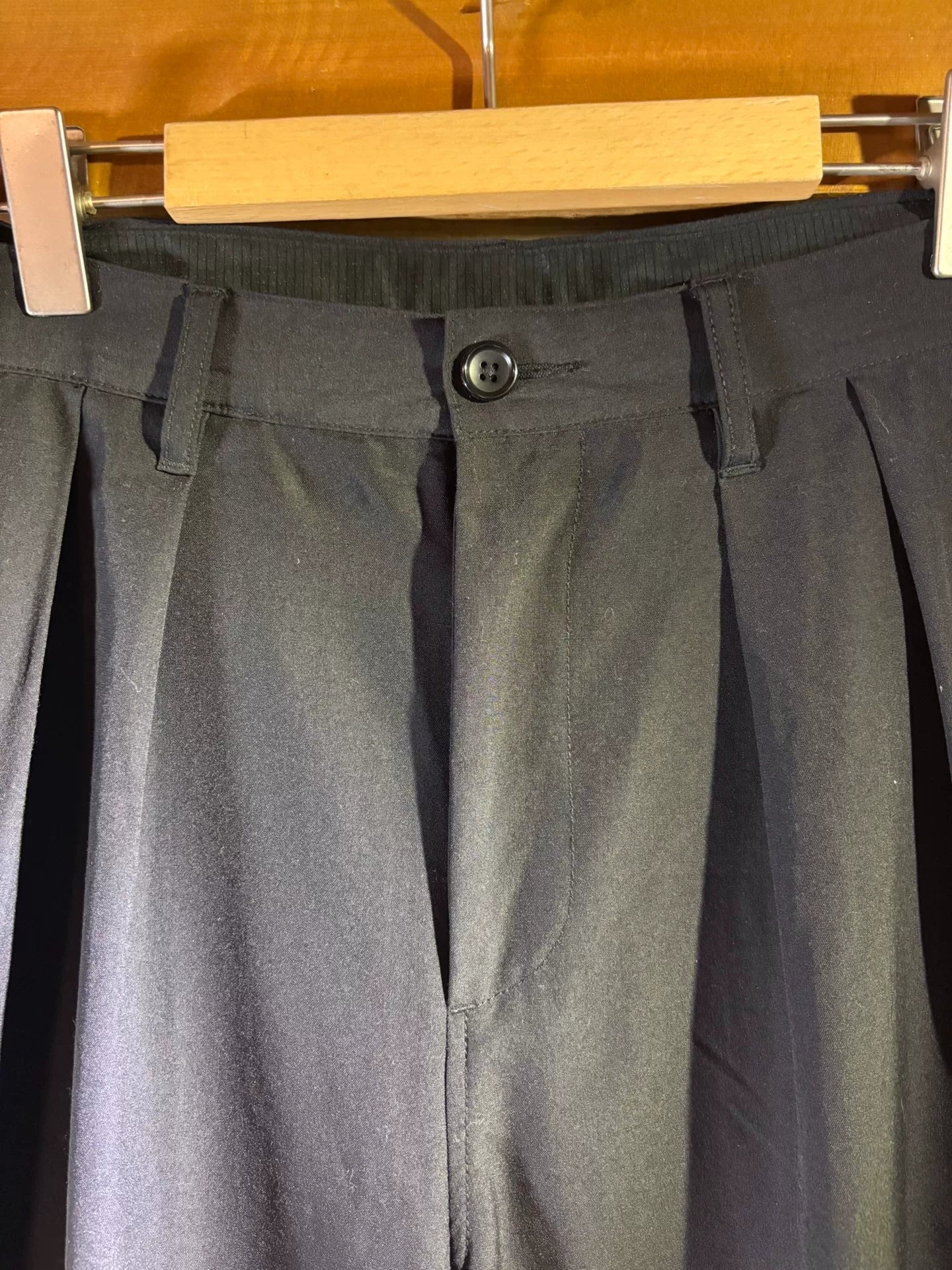 Beams theA Series Wool Wide-Leg Trousers