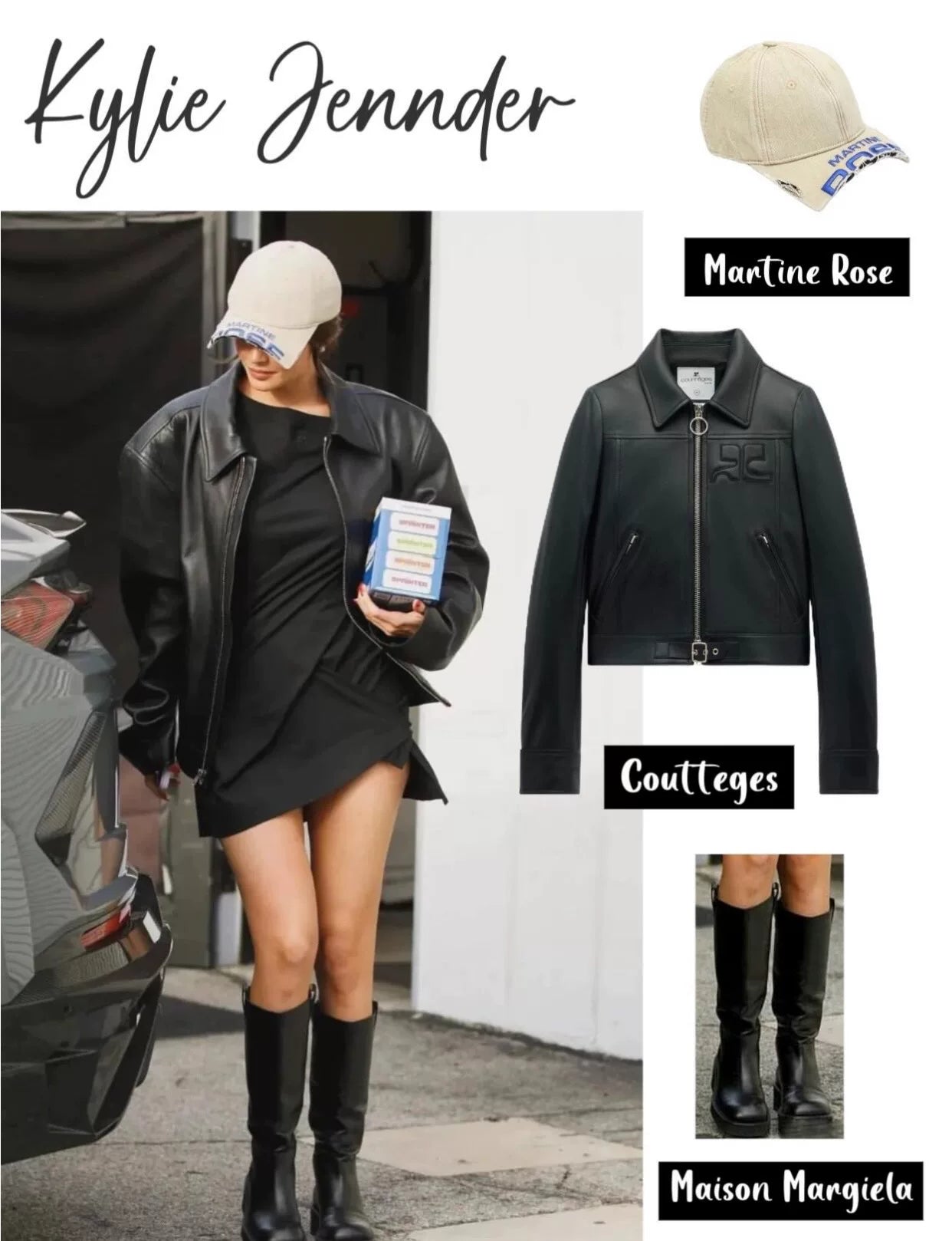 martine rose embroidered baseball cap