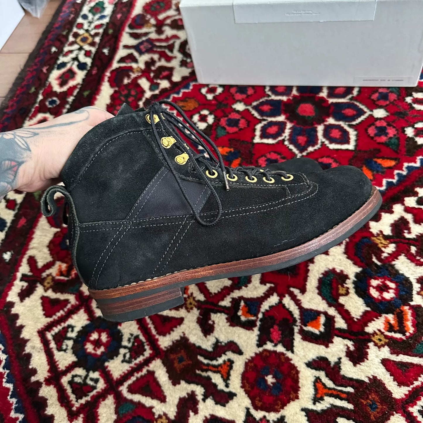 visvim beard boots folk size 8