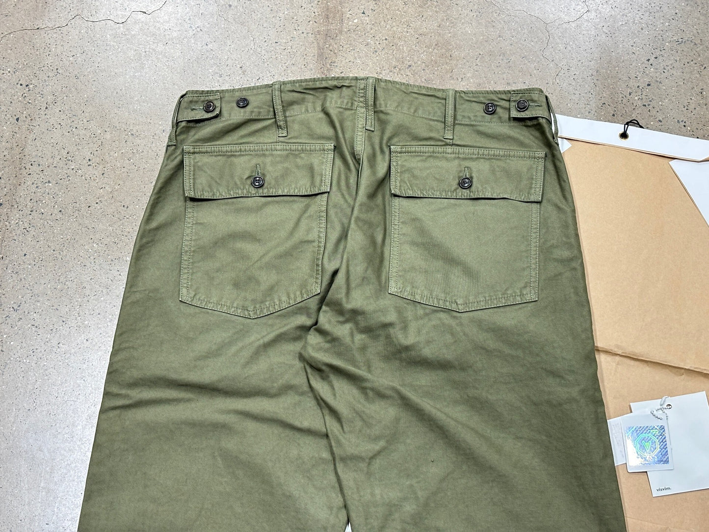 Visvim Drill Mil Pants Military Style