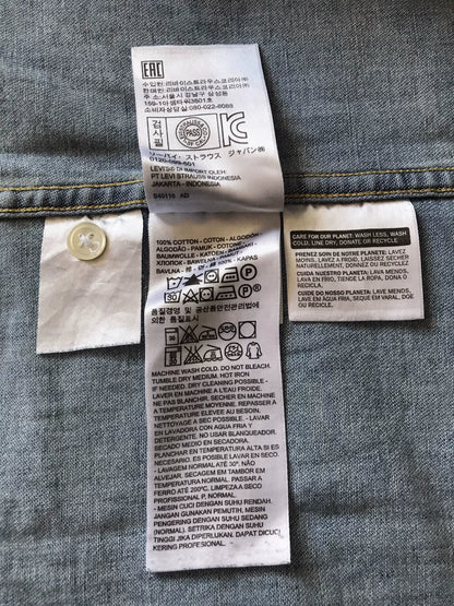 Levi's Light Blue Washed Denim Shirt
