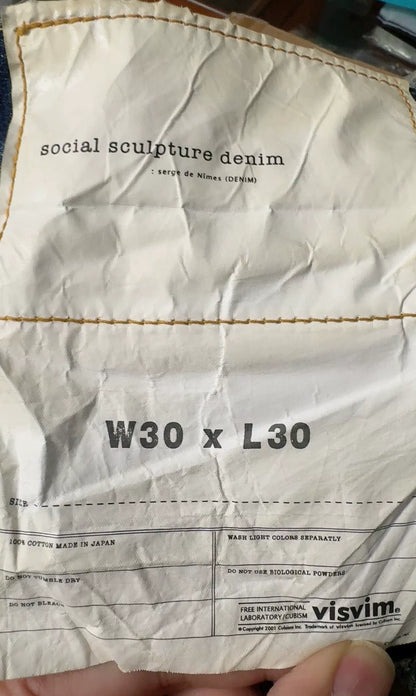VISVIM 19SS SOCIAL SCULPTURE DAMAGED-17 Jeans