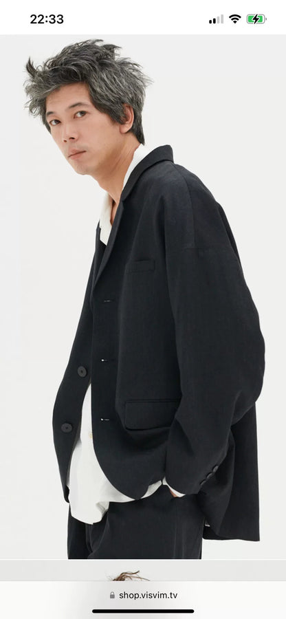 visvim hammons jacket in green color