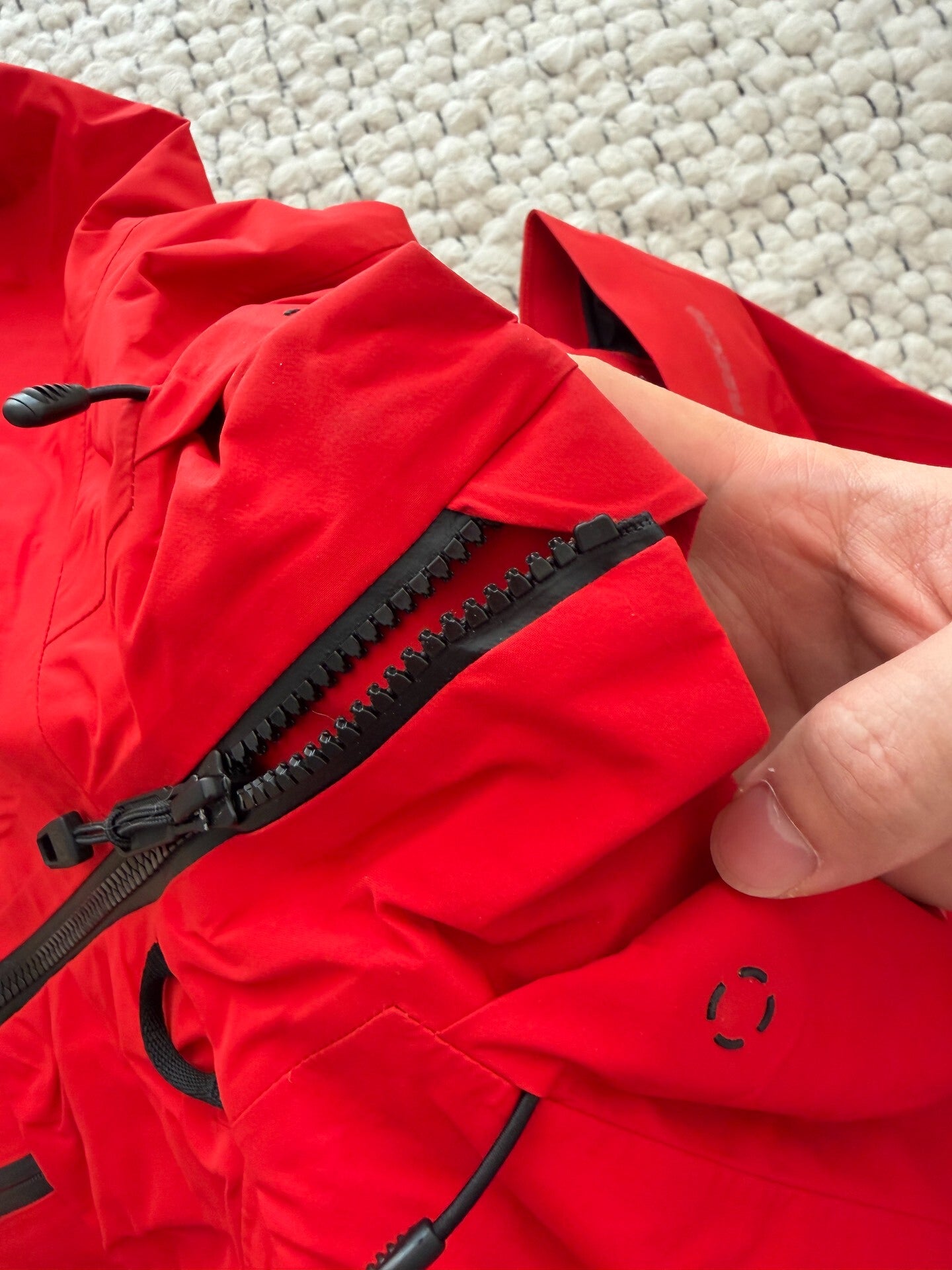 red burton ak457 ski jacket size large