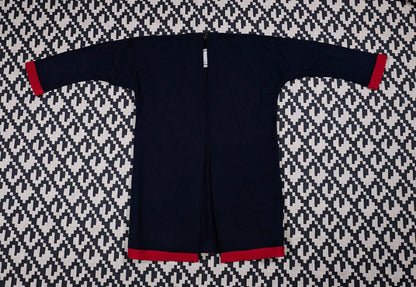 visvim sanjuro coat long indigo windbreaker