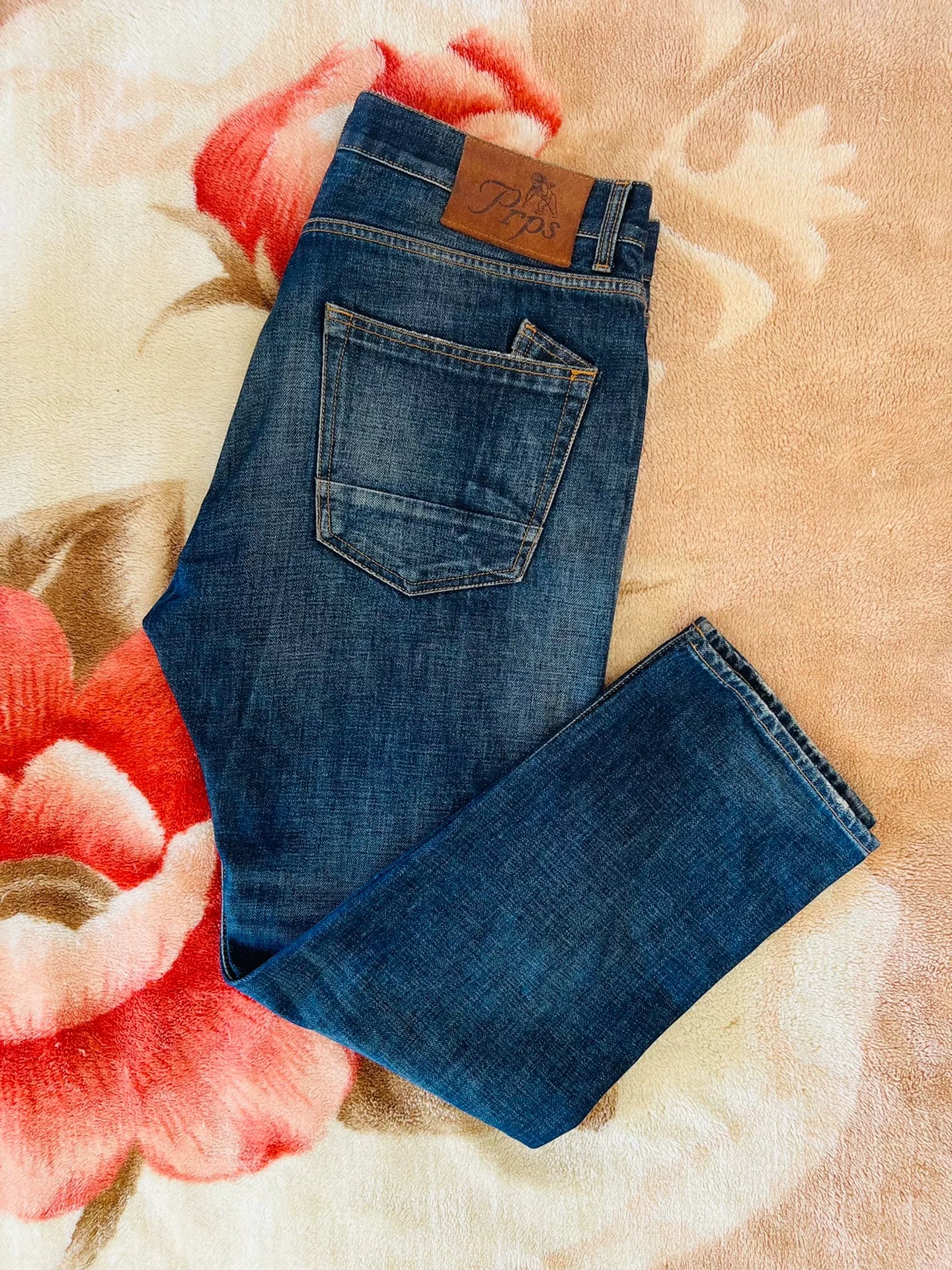 PRPS Blue W34 Straight Jeans