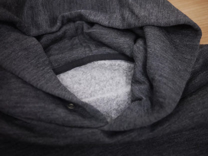 visvim jumbo hoodie p.o superfine charcoal