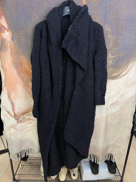 UMA WANG Soft Asymmetric Collar Coat