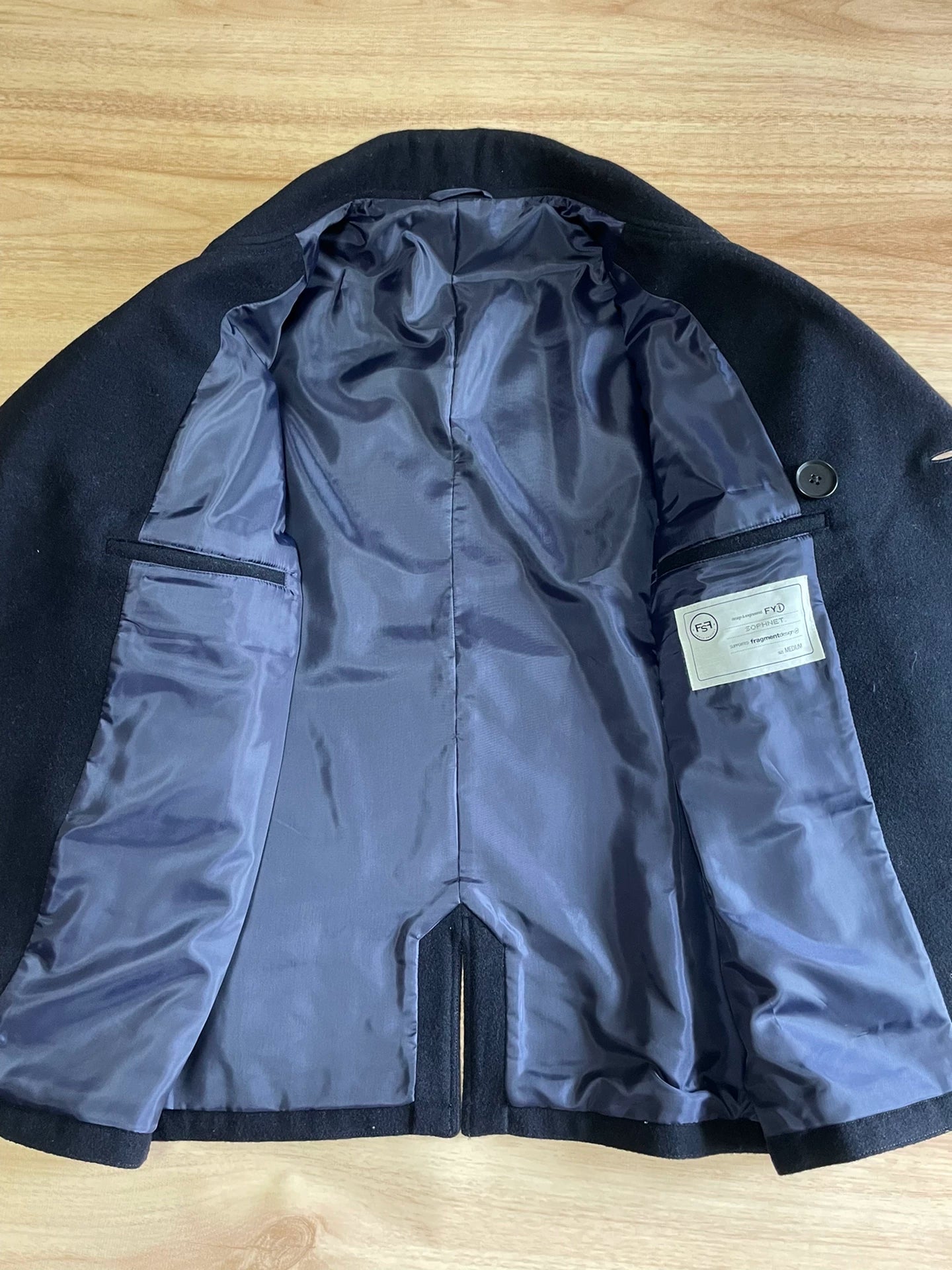 fragment design sophnet double-breasted coat