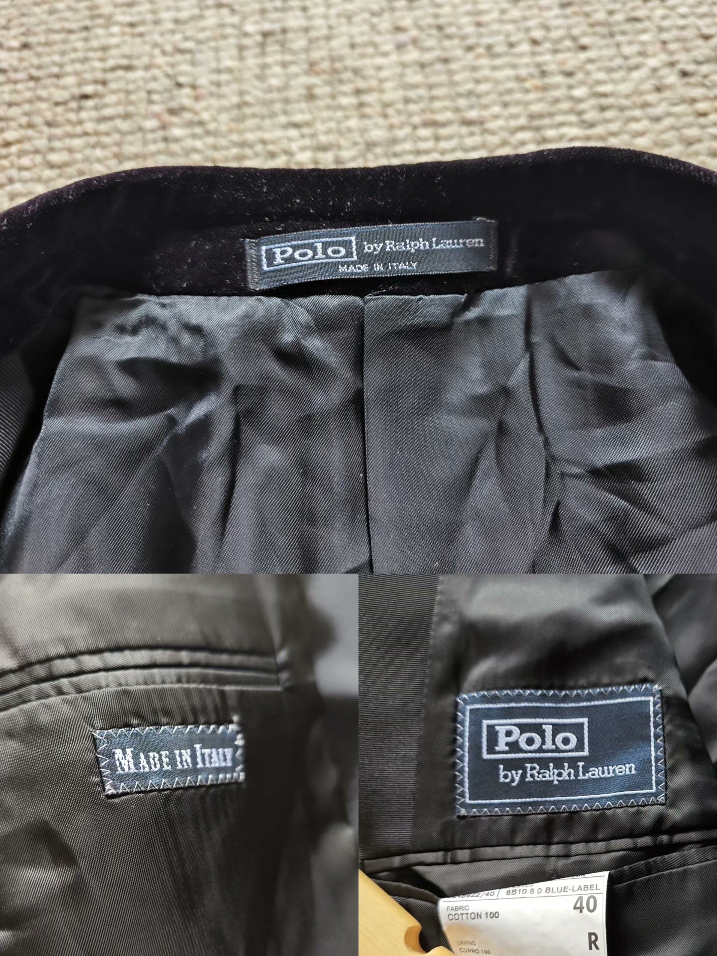 Polo Ralph Lauren Men's Velvet Blazer