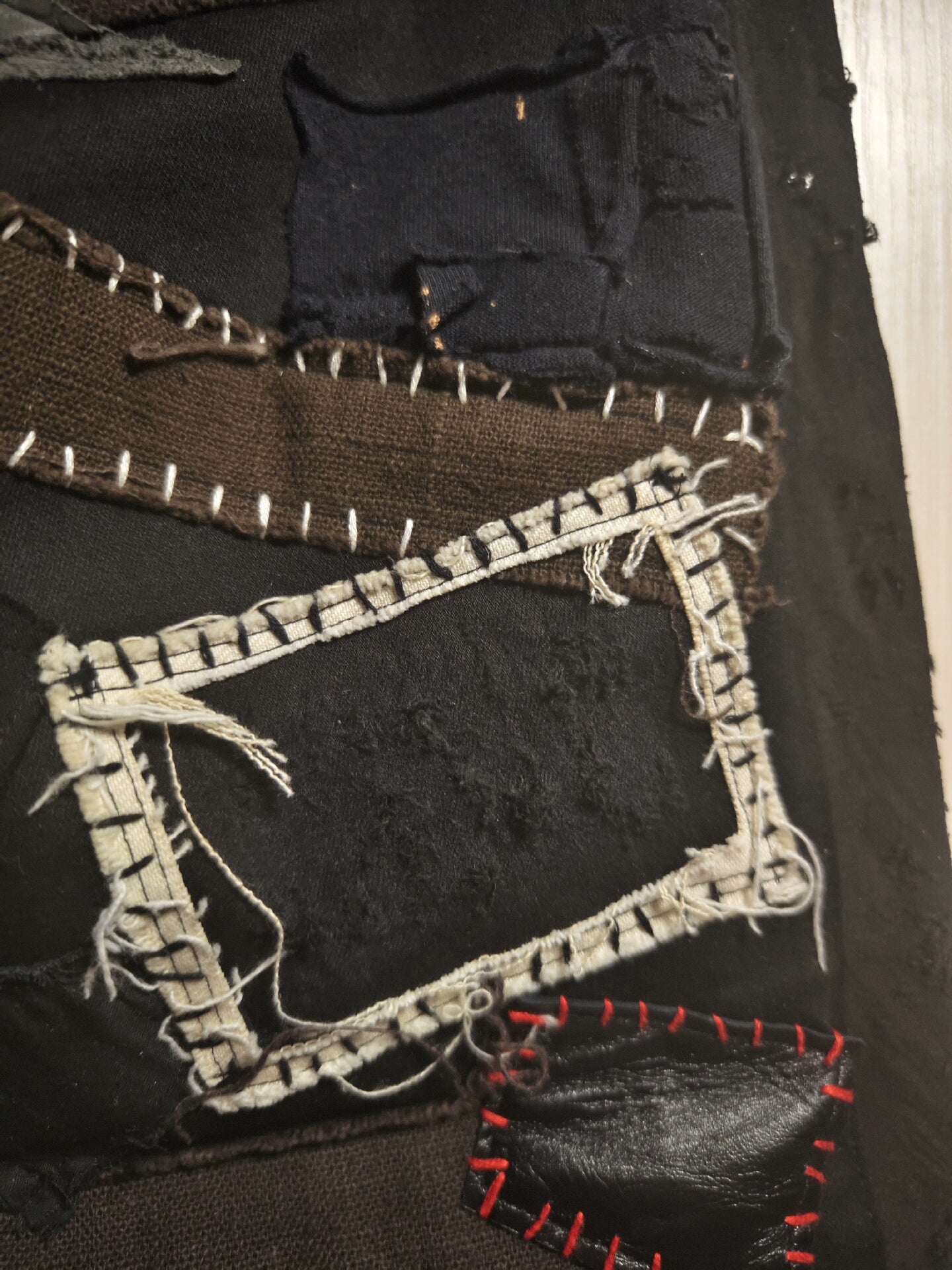 unique handmade patchwork punk pants