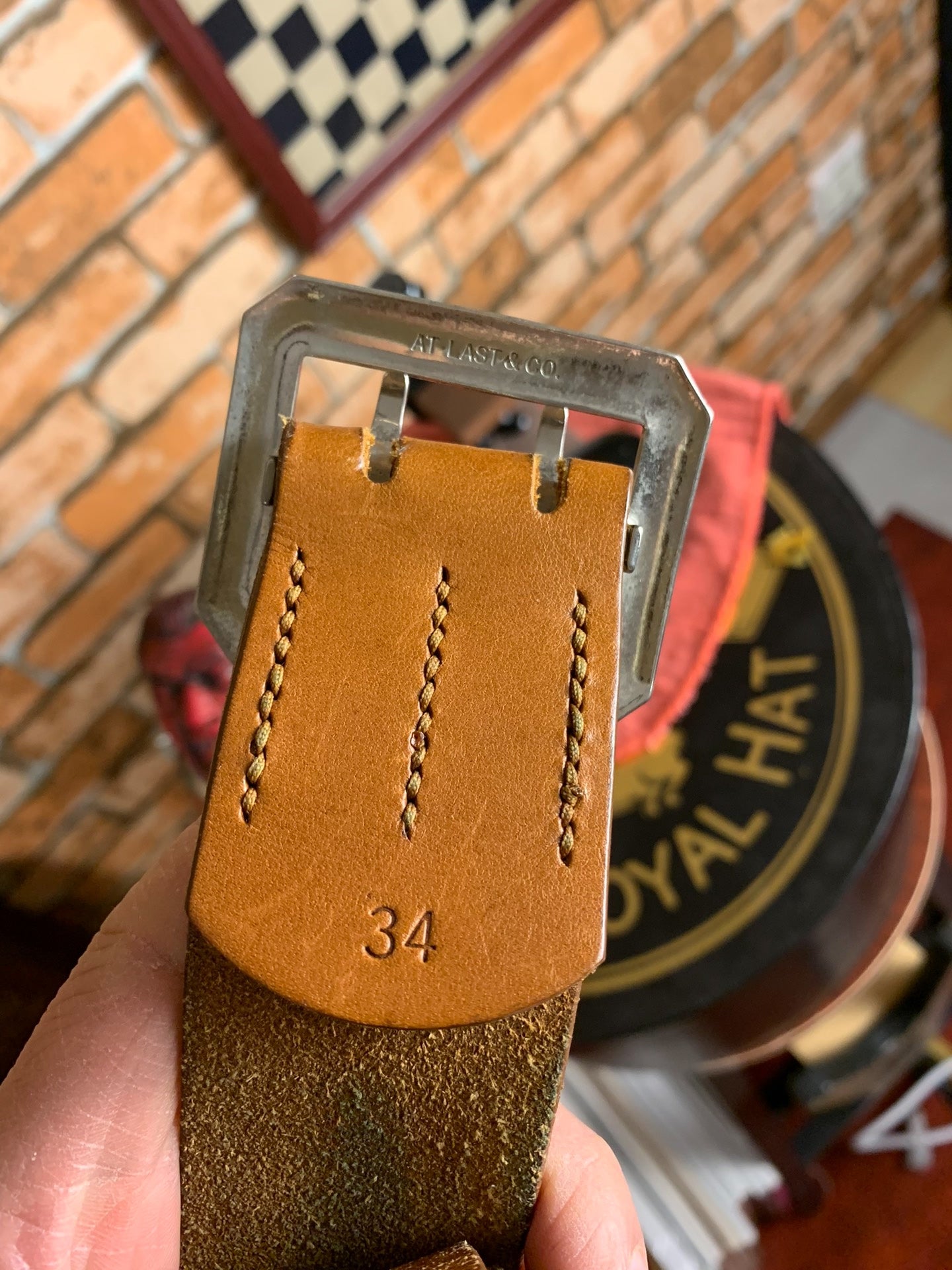 Timeworn Atlast&Co Double-Hole Belt
