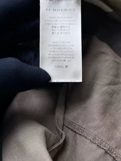 burberry classic check long sleeve shirt jacket