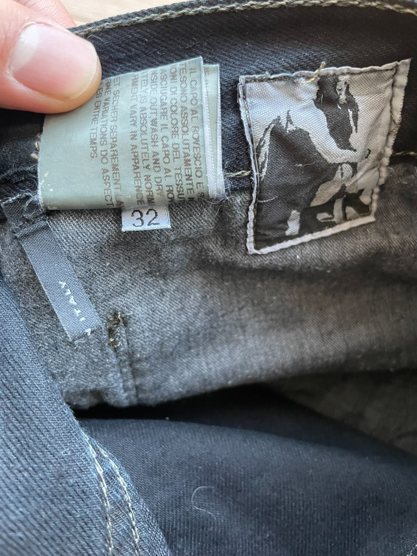 Rick Owens Dark Shadow Distressed Overdyed Denim