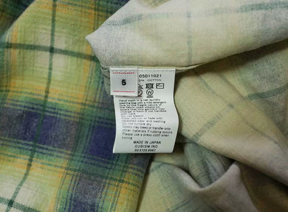 visvim pioneer khadi check long sleeve shirt