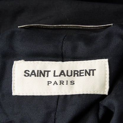 Saint Laurent Black Hooded Double-Zip Jacket