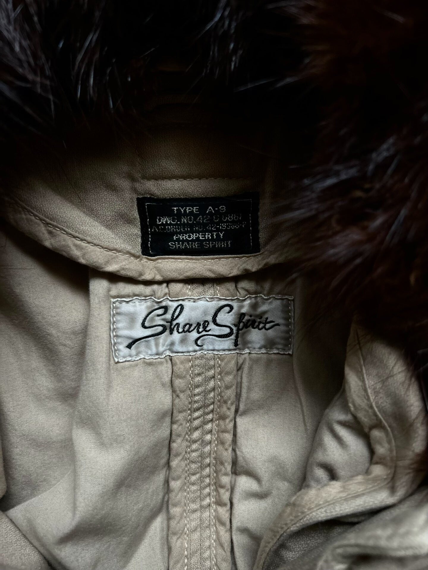 Share Spirit Fur-Collared Cotton Jacket