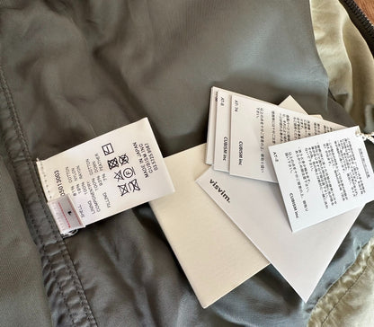 visvim harrier rig down jacket in beige