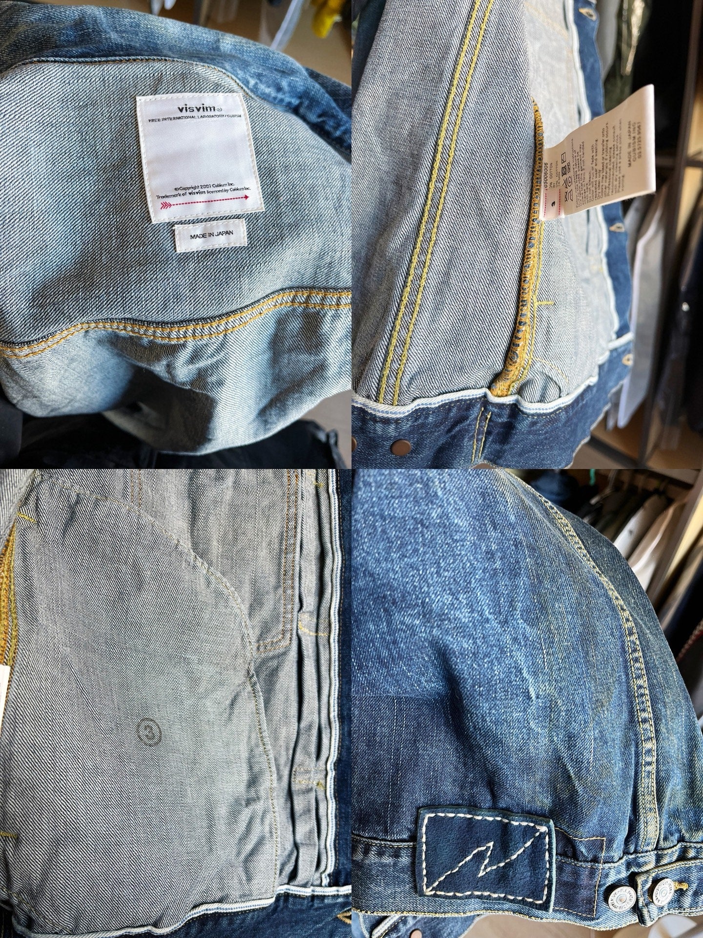 visvim 101 Dry Dmgd-1000 Denim Jacket