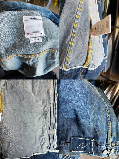 visvim 101 Dry Dmgd-1000 Denim Jacket