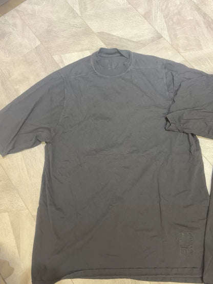 Rick Owens Black Deconstructed Short Sleeve Tee